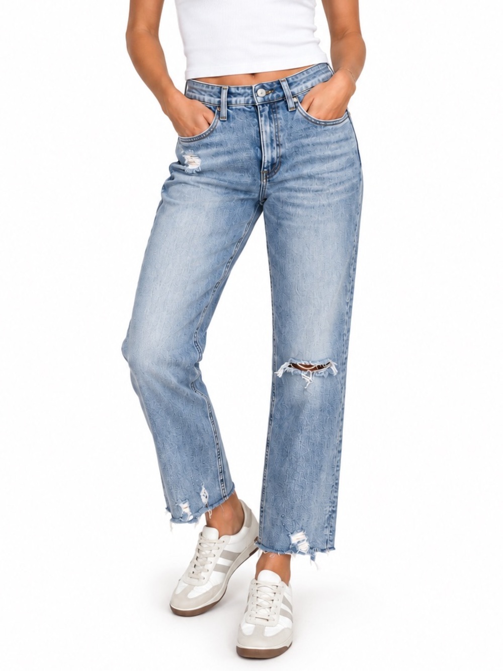 Kut from the Kloth Light Blue Straight Leg Jeans